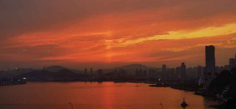 海边晚霞