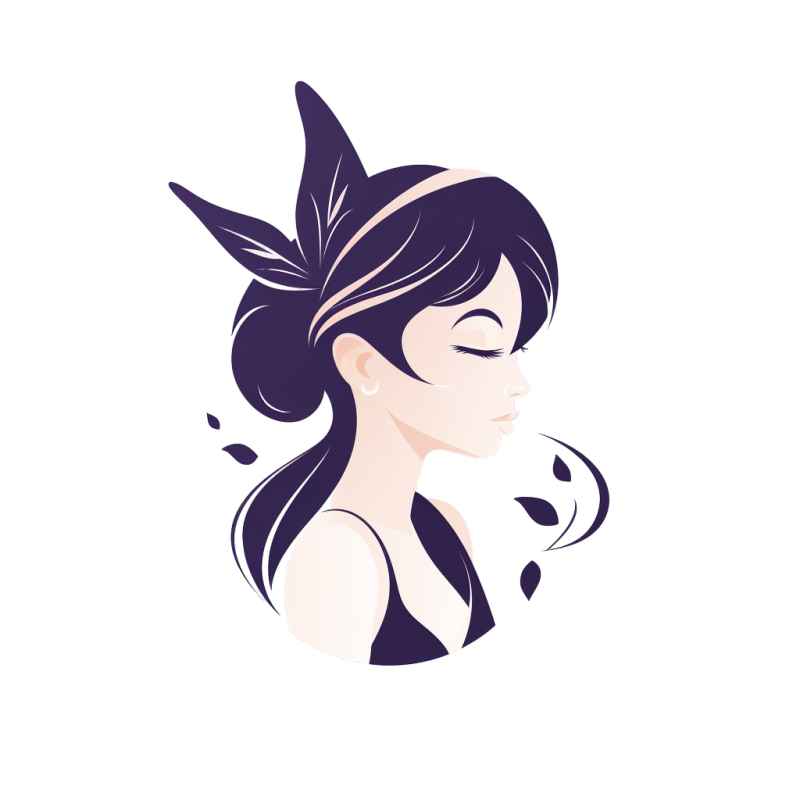 女性头像艺术png