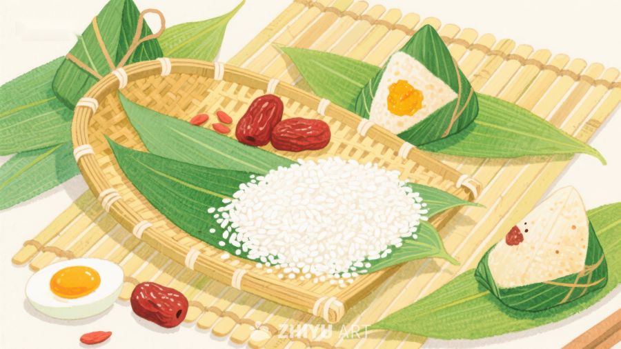 端午节粽子制作材料展示 145