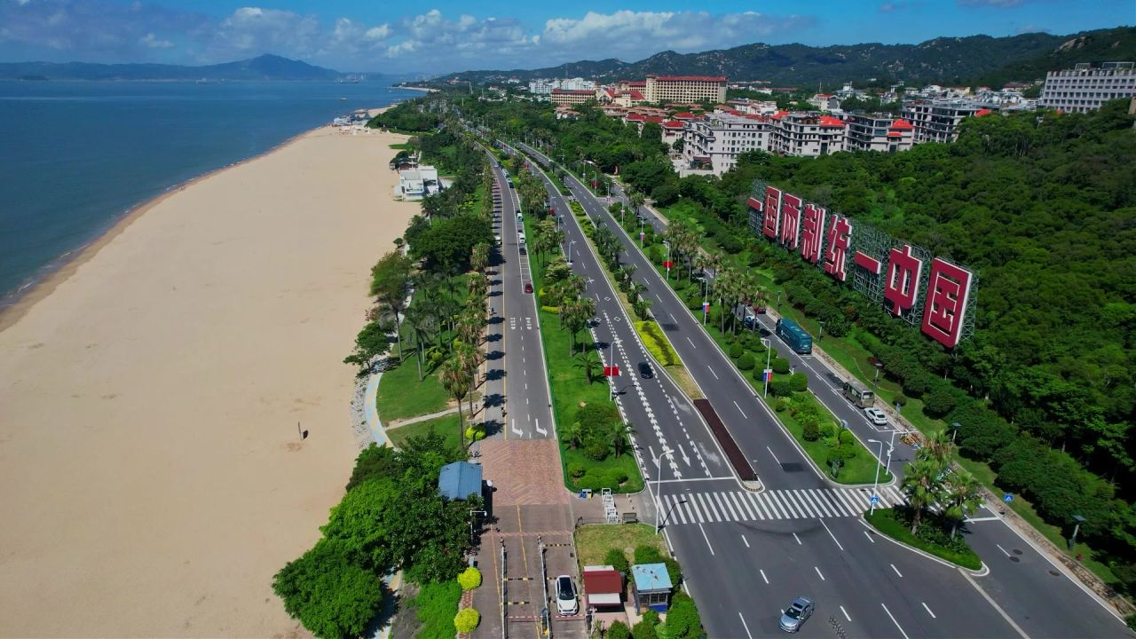 厦门航拍环岛路风光
