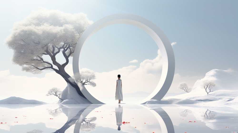 艺术浅白色唯美背景图99