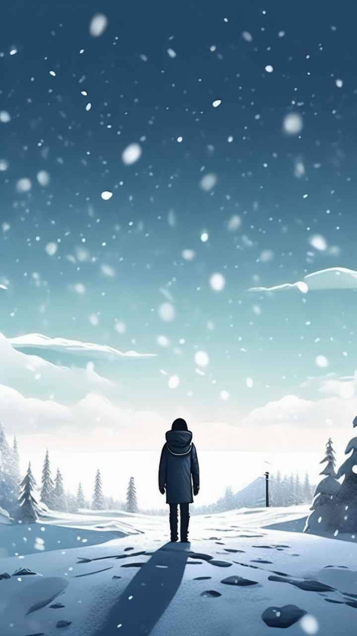 美丽冬季雪景 45