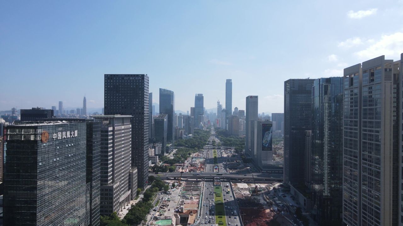 深圳市区航拍