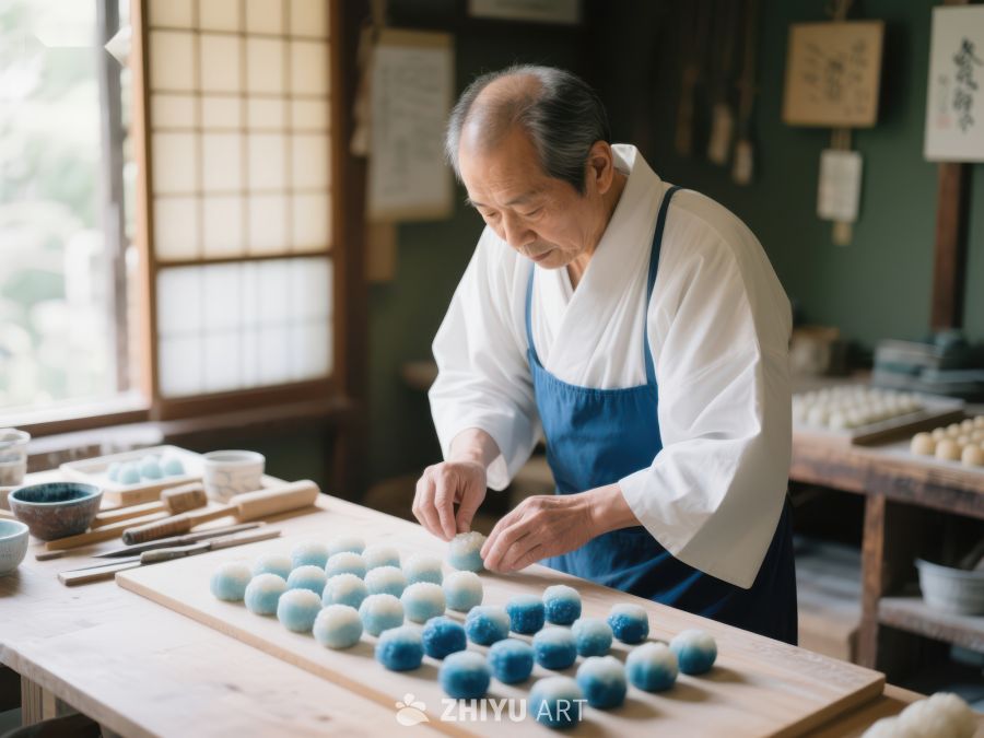传统工艺：手工制作精致点心
