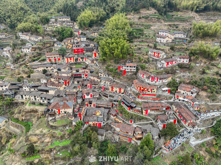 航拍浙江丽水松阳陈家铺村 6