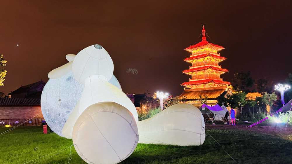 古县城夜景