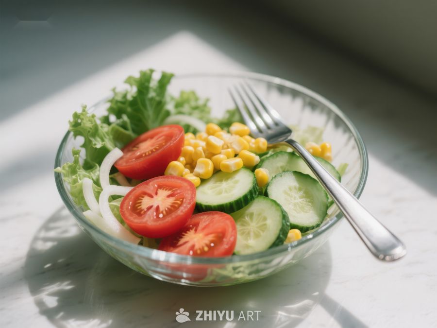 新鲜蔬菜沙拉碗 314