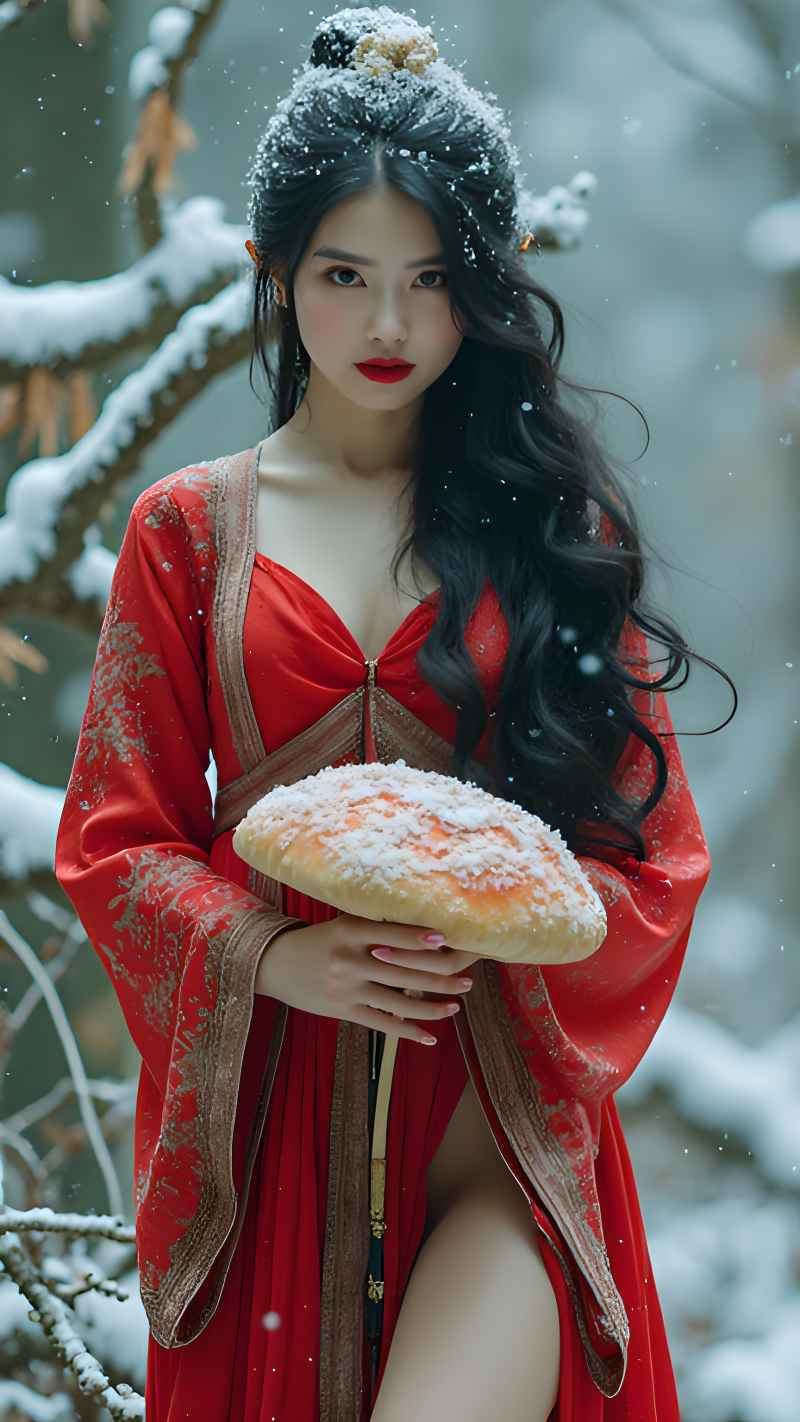 红色女郎户外拍摄 35