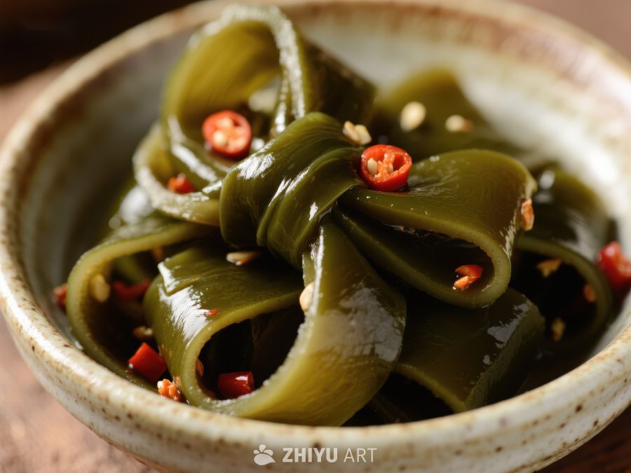 辣味海带卷，美味可口的凉菜 749