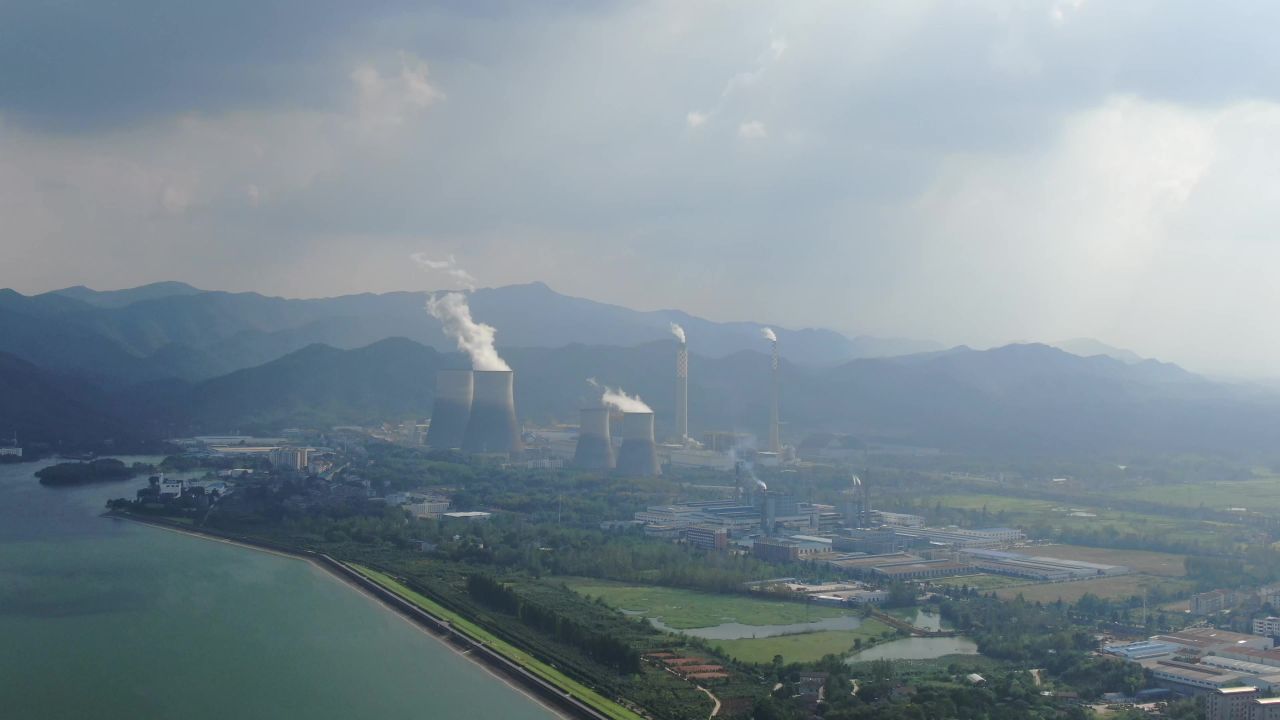 祖国大好河山湖北赤壁陆水湖航拍