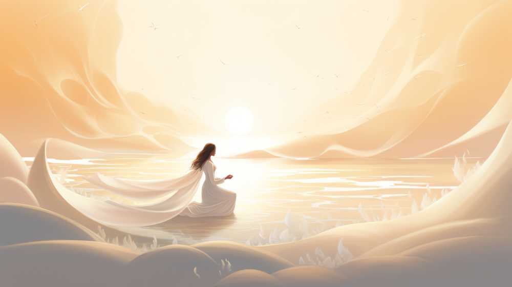 浅色唯美创意背景