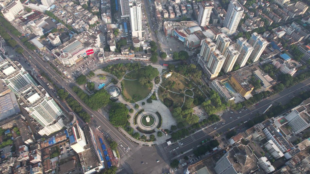 广西北海城市风光旅游景区航拍 