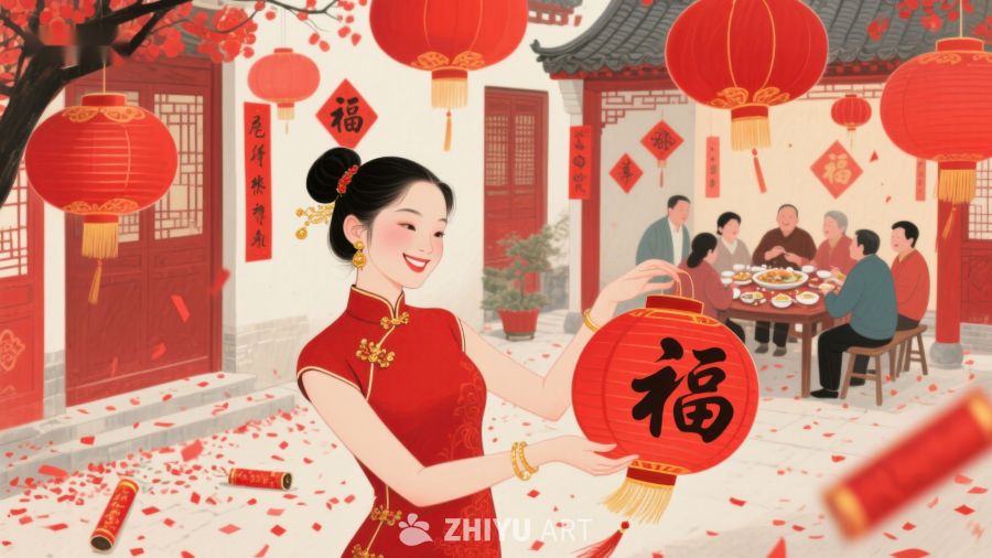 新春佳节，阖家团圆 989