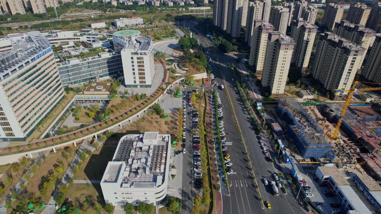 航拍福建省儿童医院