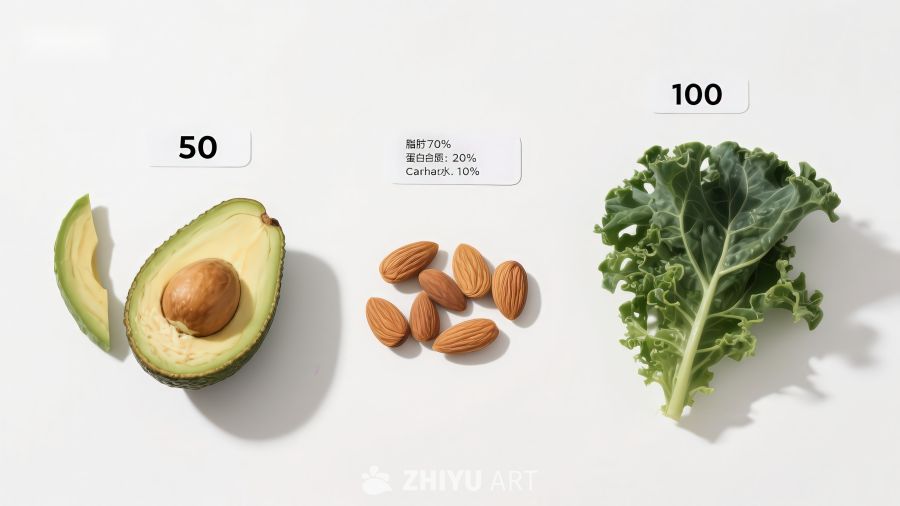 健康食物营养成分对比