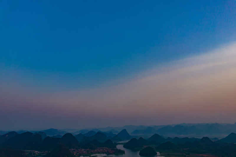 云南普者黑5A景区航拍 