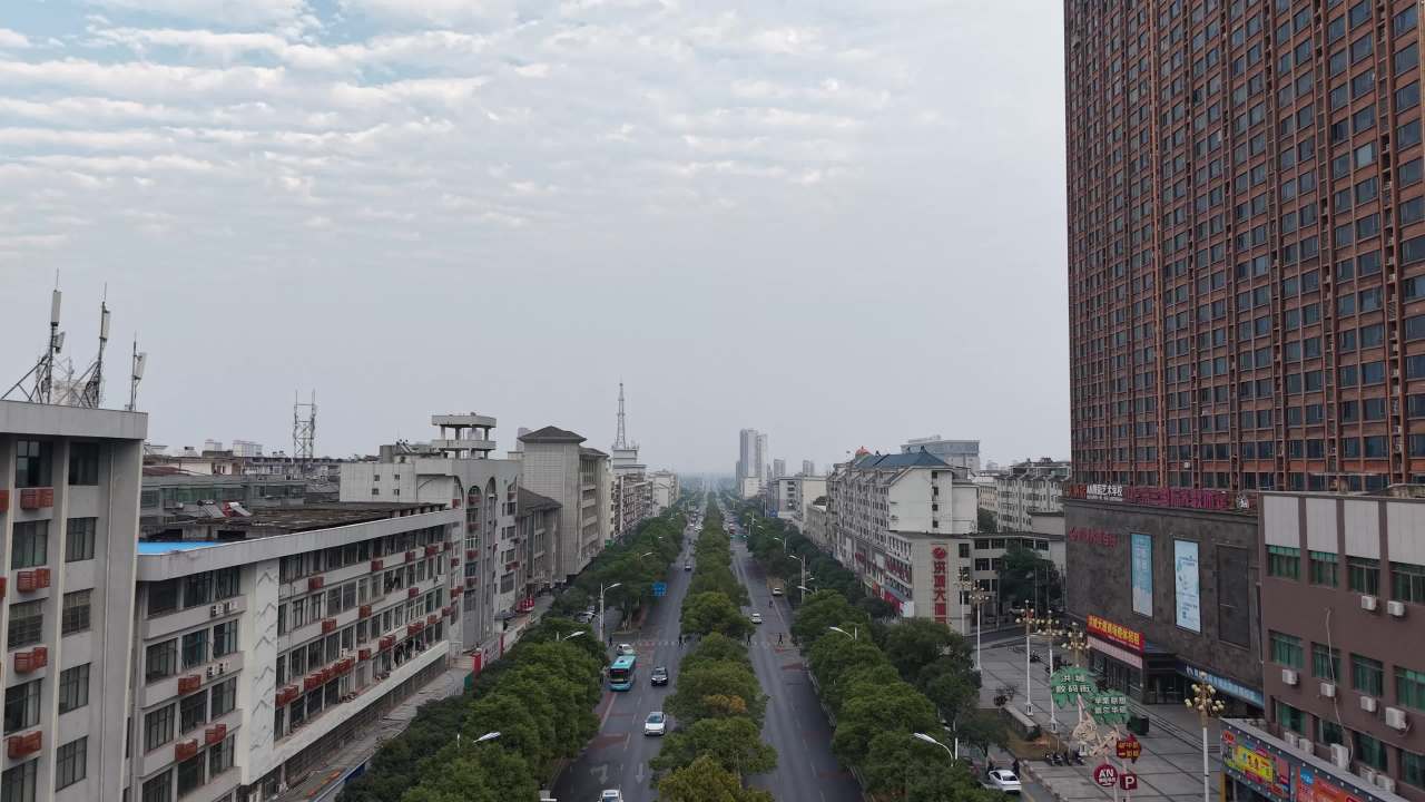 繁忙的都市街道