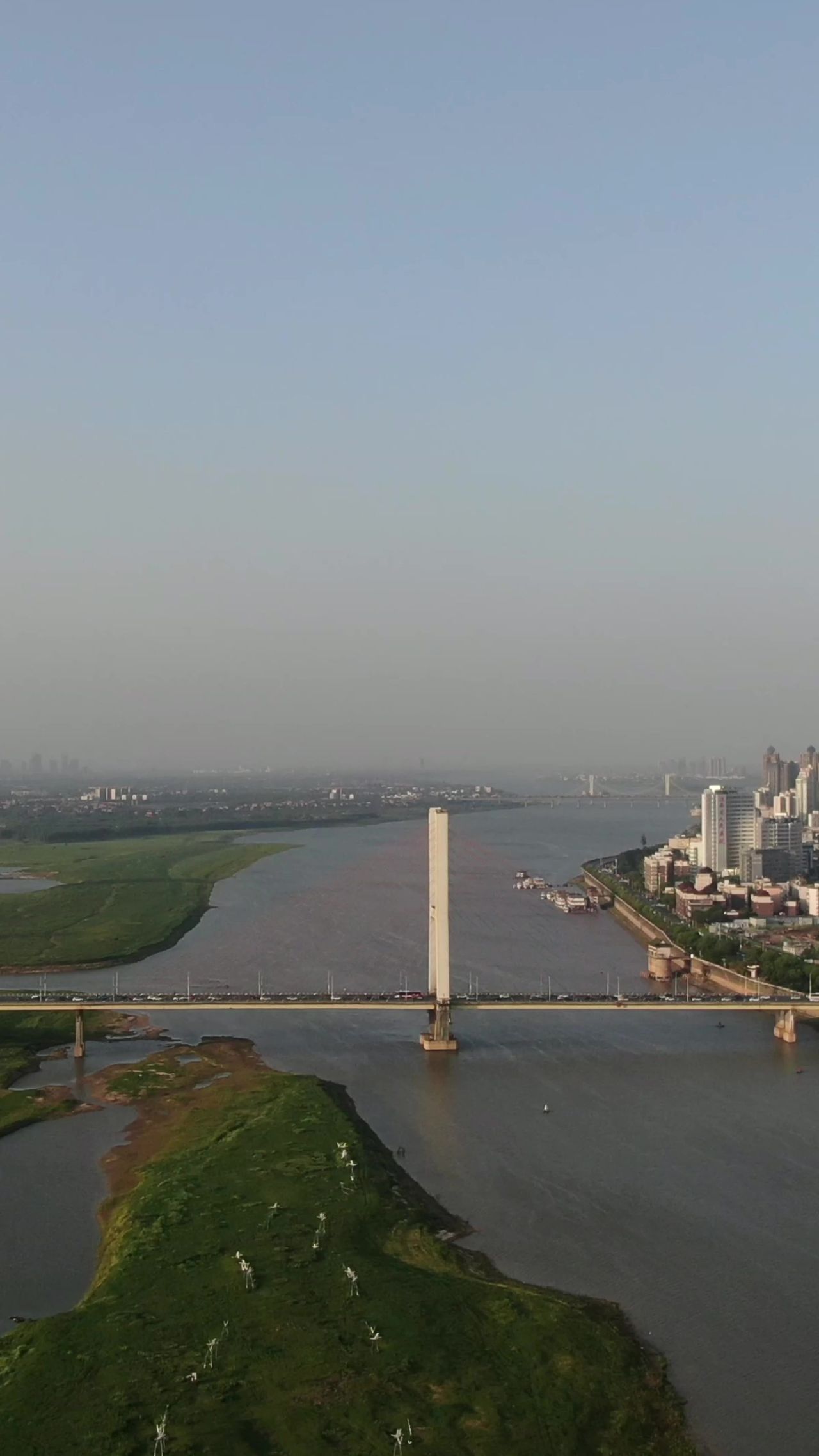 江西南昌城市风光竖屏航拍 