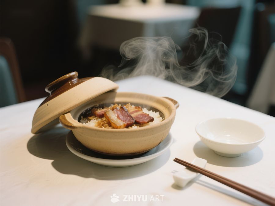 热气腾腾的煲仔饭 878