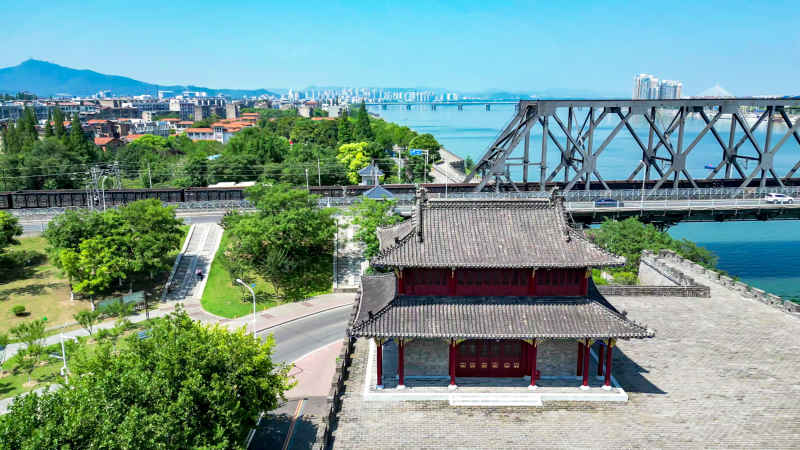 湖北襄阳城市风光旅游景区航拍摄影图 