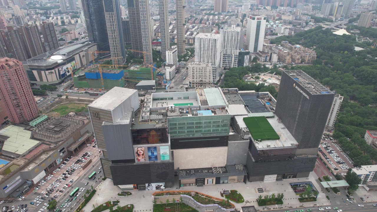 河南郑州城市风光航拍