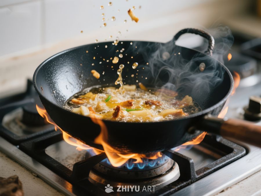 火焰翻炒中的美味佳肴 199
