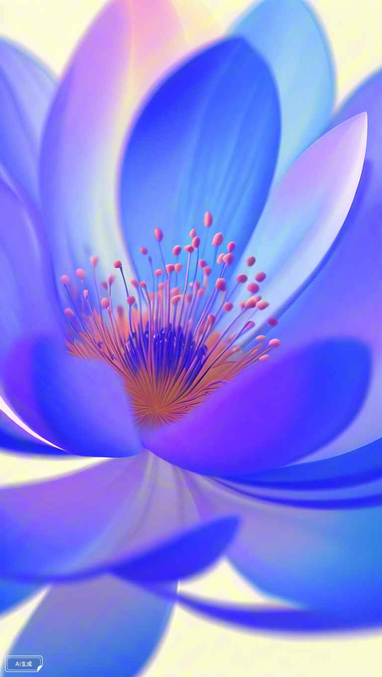桂花蓝色花蕊花瓣 7