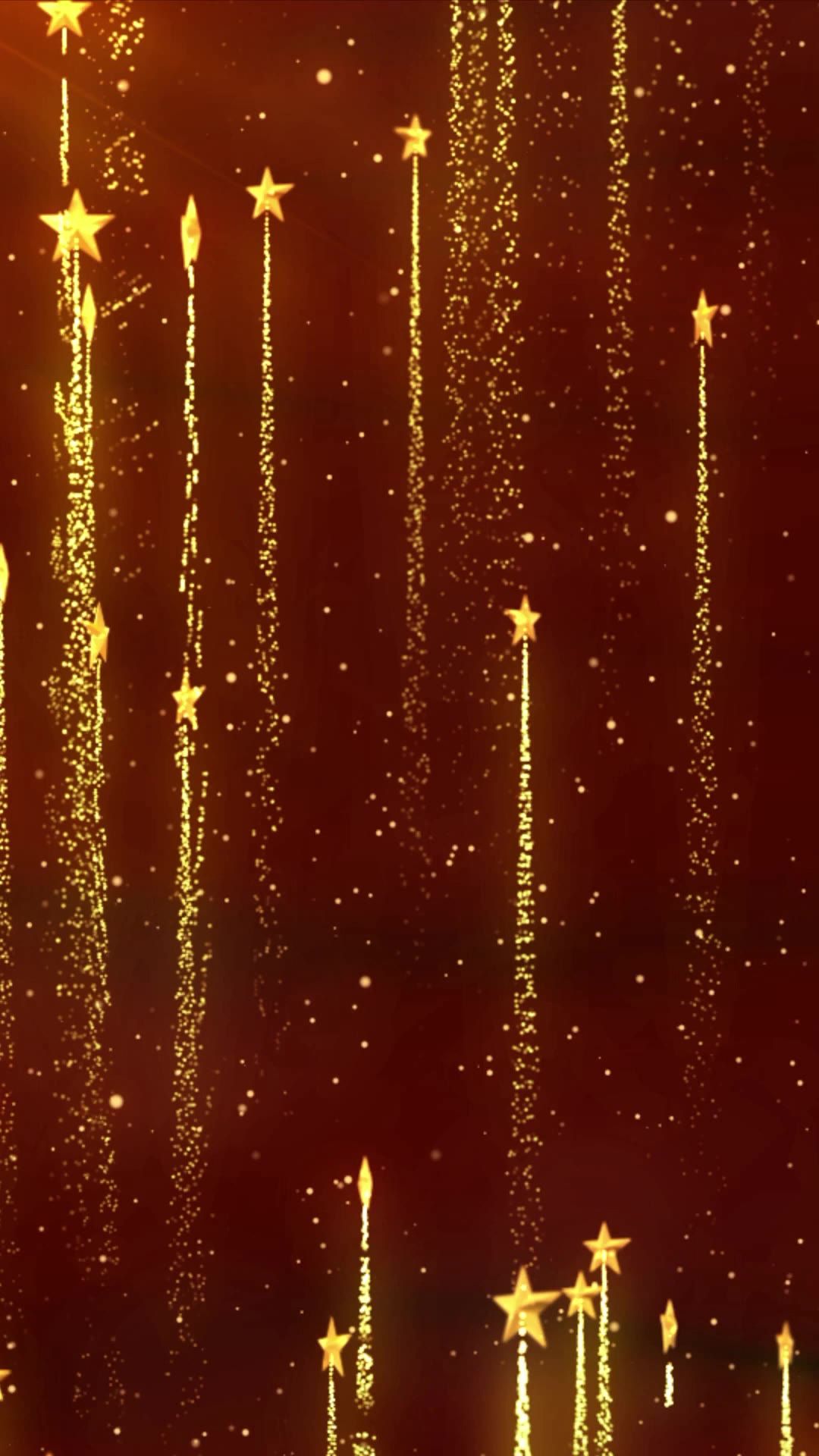 竖版红色粒子红绸光束背景视频素材 130