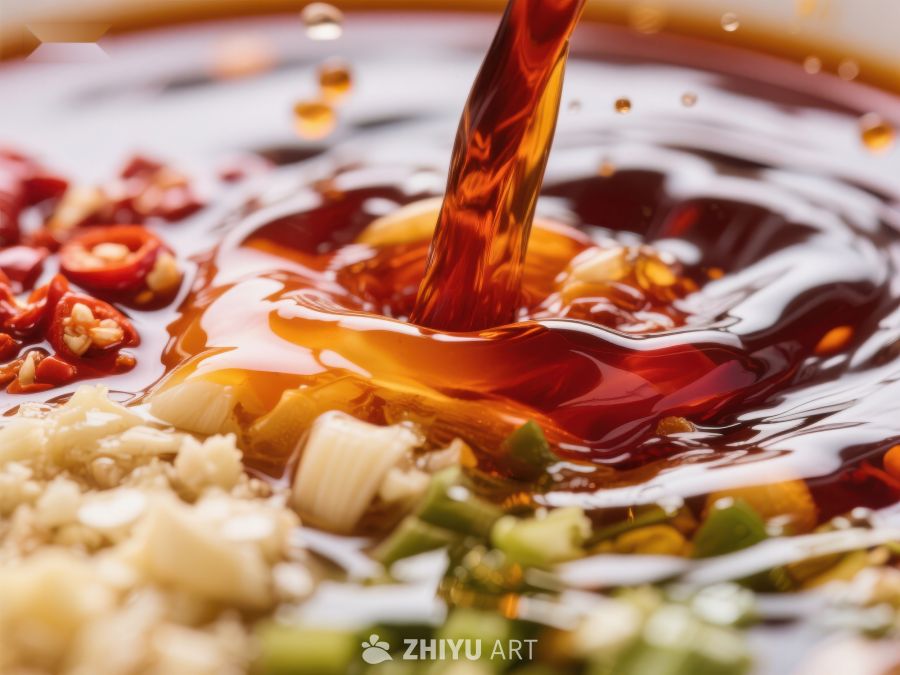 热辣酱汁倾泻，食材交融瞬间 1292