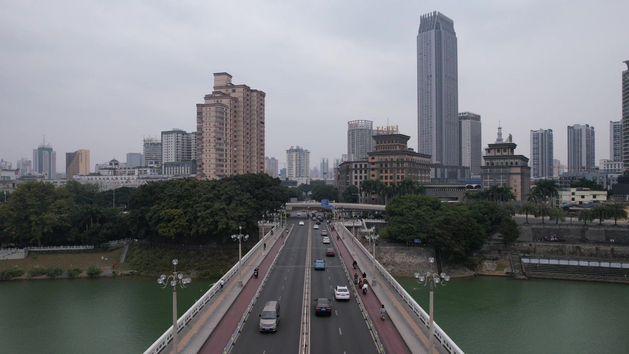 广西南宁城市风光航拍