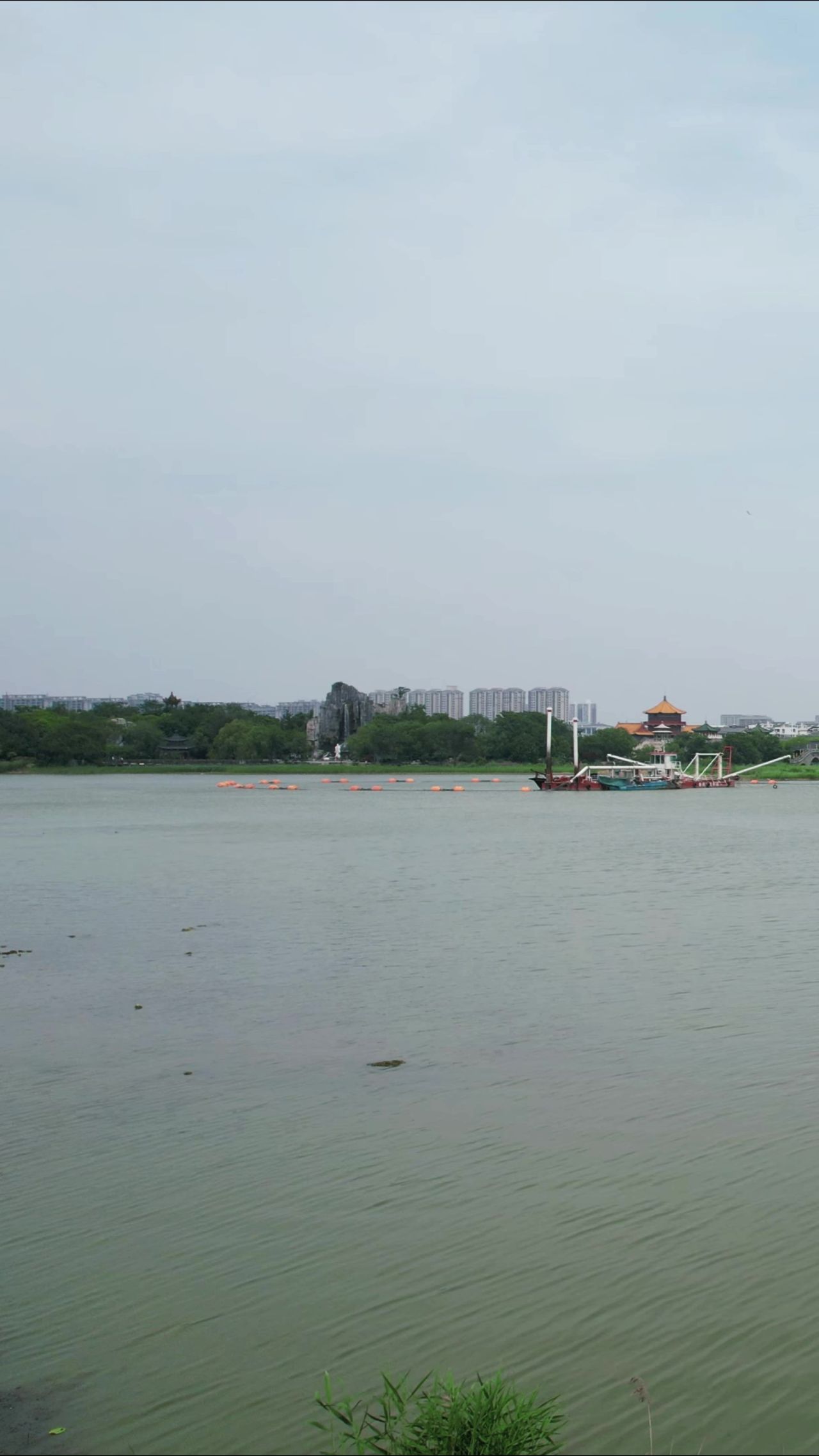 河南开封城市风光旅游景区航拍 