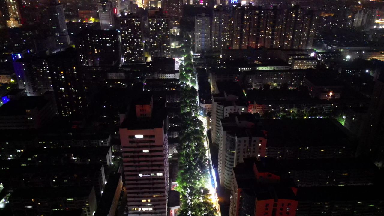 河南郑州城市风光航拍