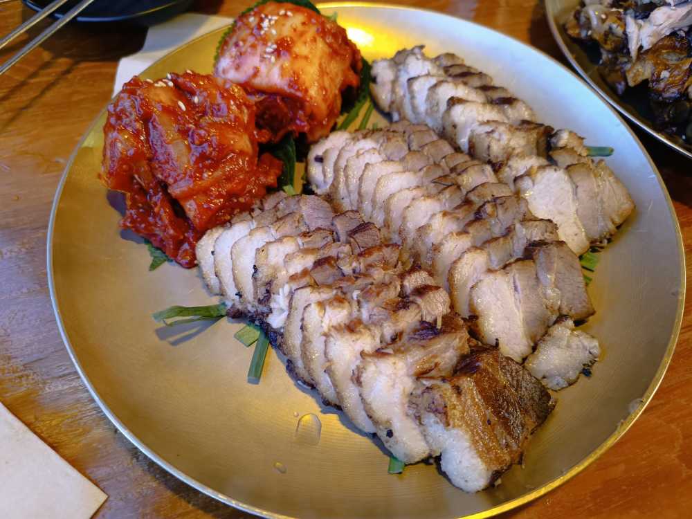 韩餐卤五花肉