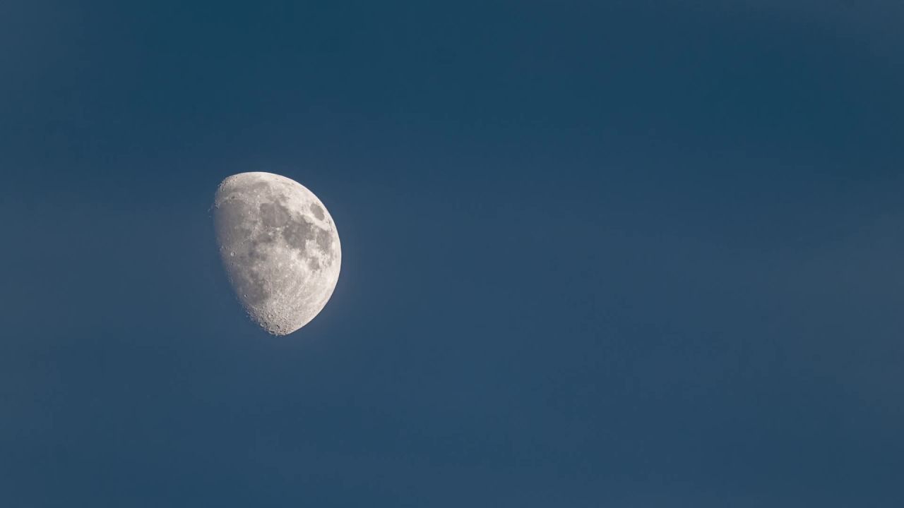 深夜玩天空月亮月球皎洁明月中秋满月 6