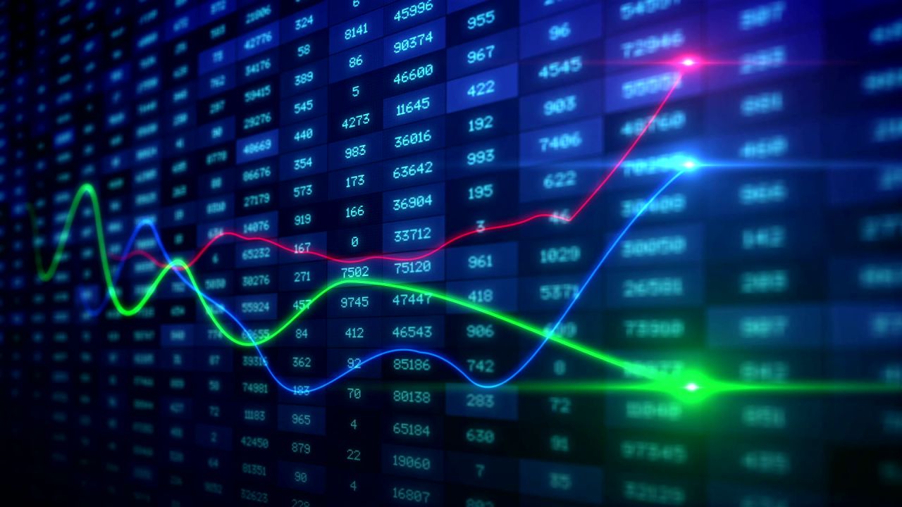 数字科技流动代码字母抽象互联网络金融视频素材 72