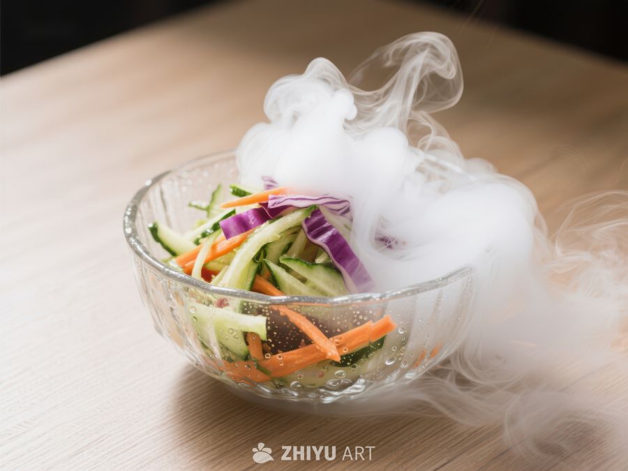 烟雾缭绕的蔬菜沙拉 1732