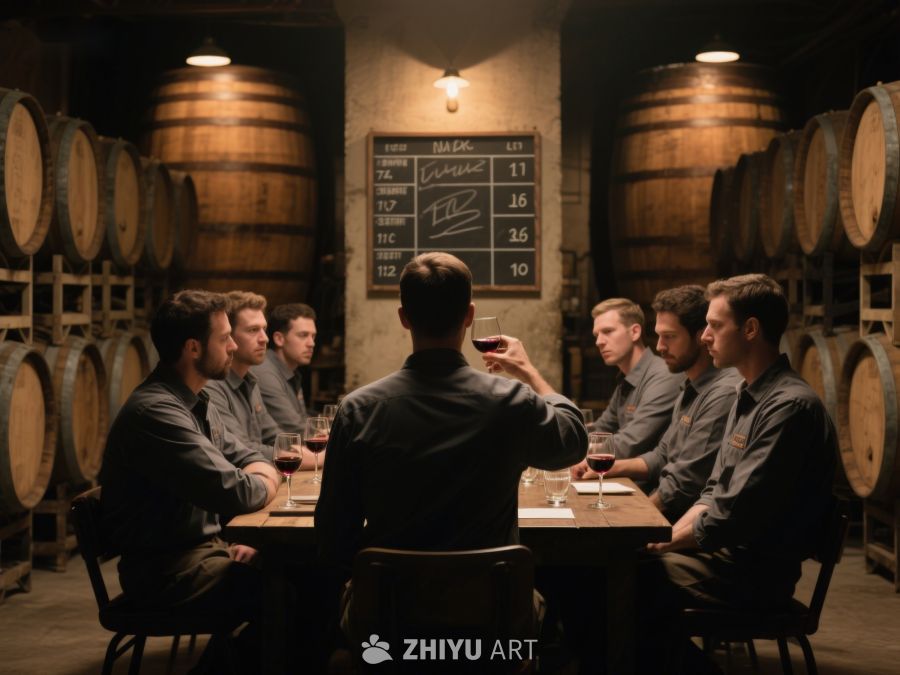 酒窖品鉴会：众人围桌共饮 190