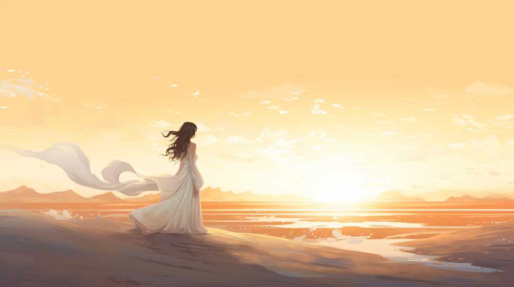 浅色唯美背景艺术图