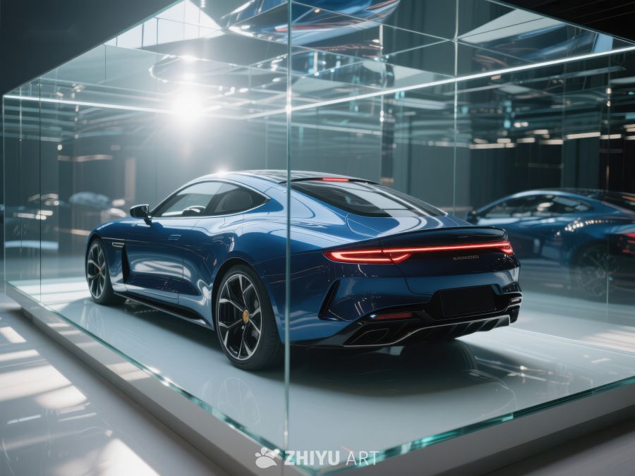 现代跑车展厅展示 495