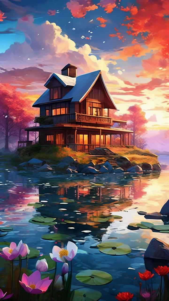充满活力的绿洲在它的后院各种花 53