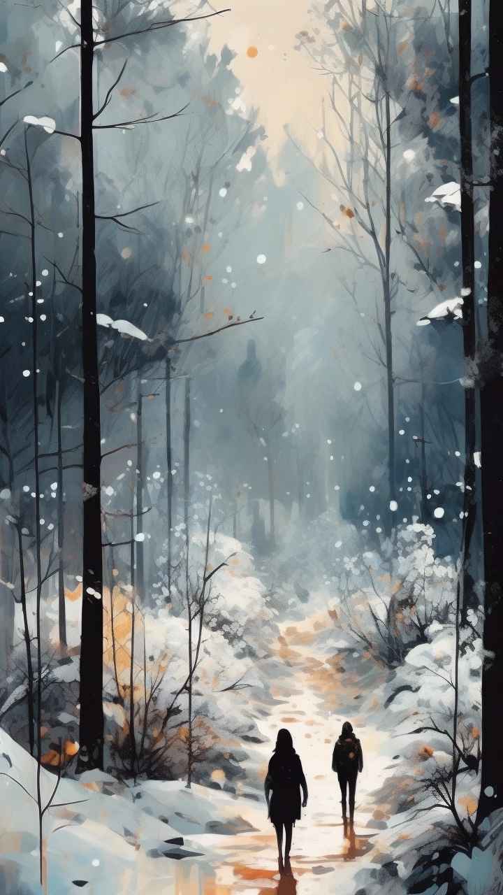 印象派抽象插画 67