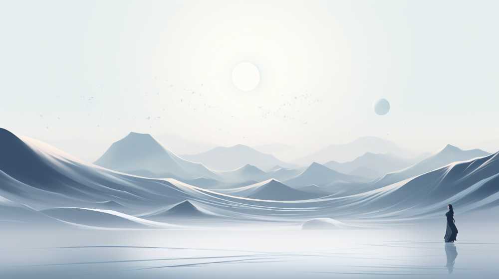 艺术浅白色唯美背景图99