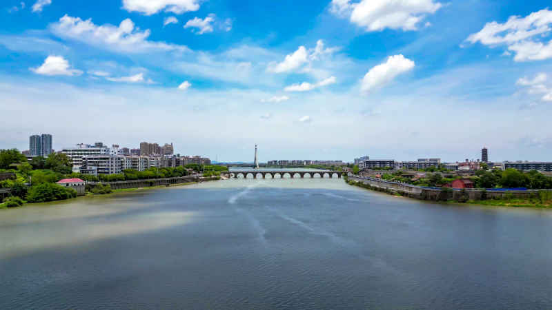 福建福州城市风光航拍摄影图