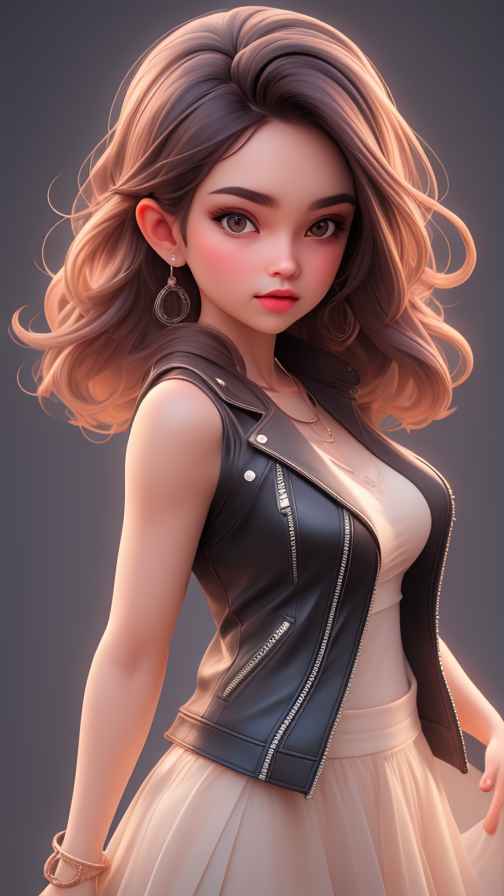 穿牛仔的女孩