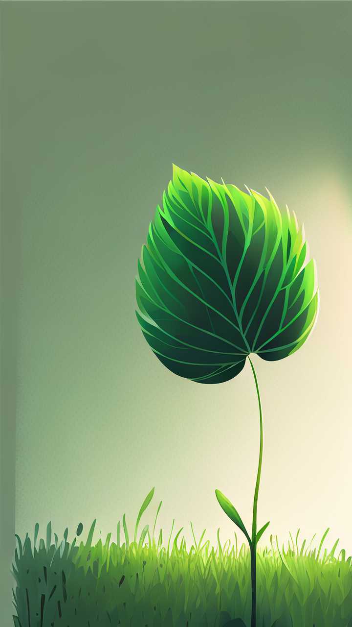 绿色小草清新