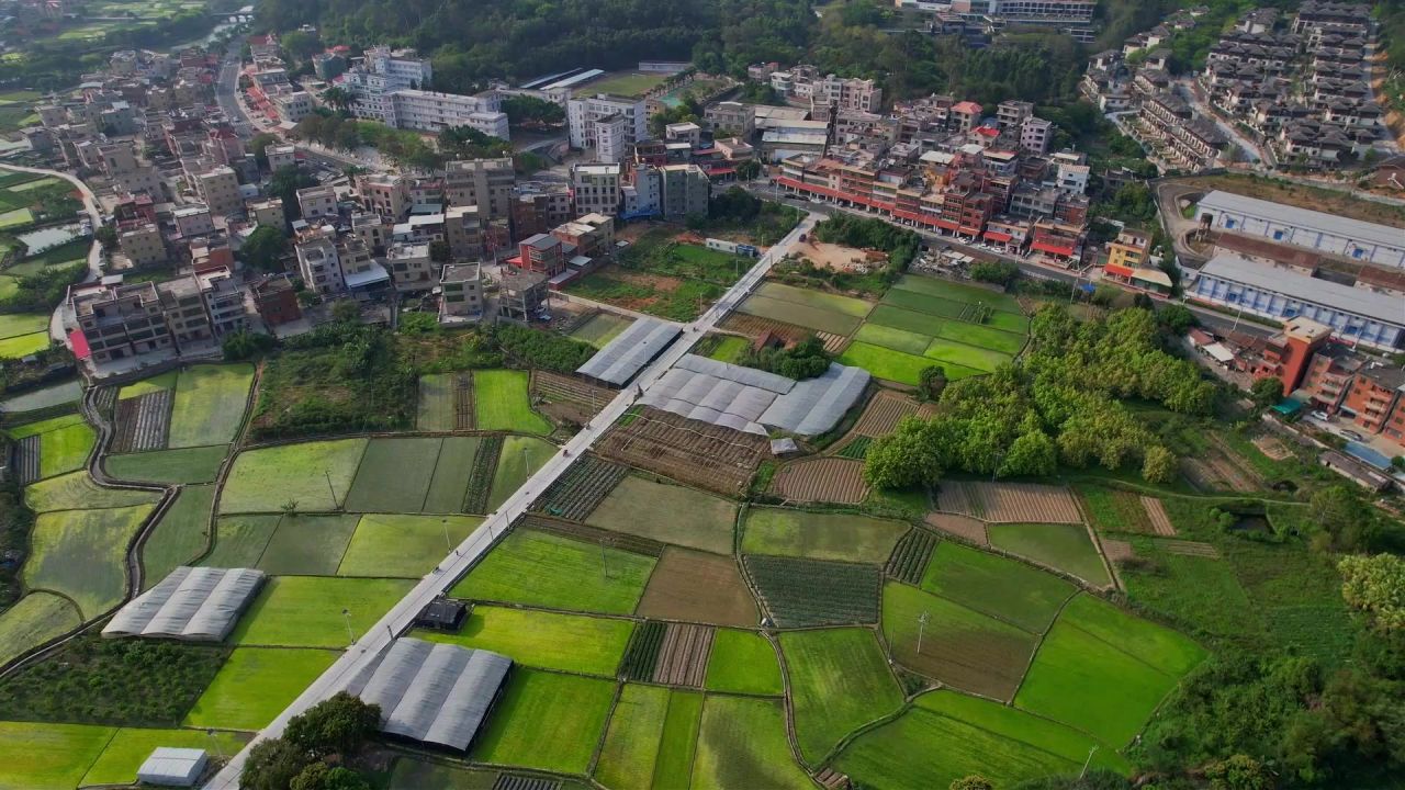 航拍福建厦门新农村景观 13