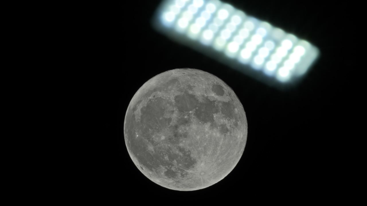 深夜玩天空月亮月球皎洁明月中秋满月 14