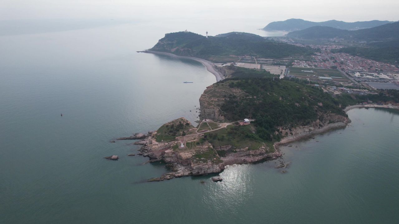 山东烟台长岛航拍