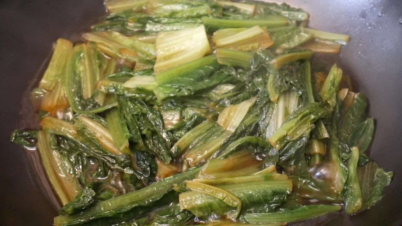 铁锅炒油麦菜3