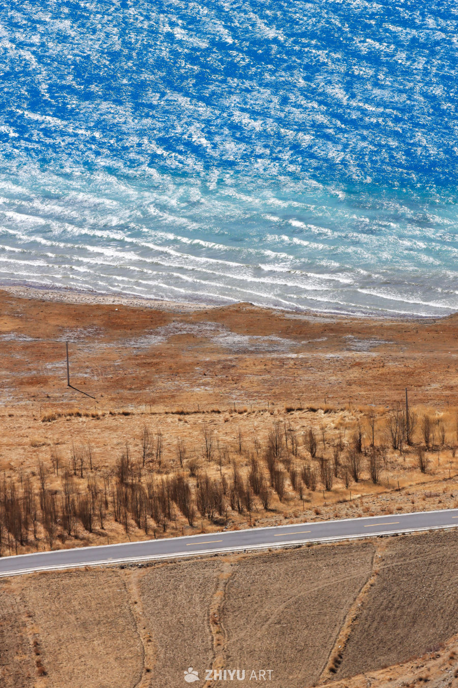 海岸公路航拍美景